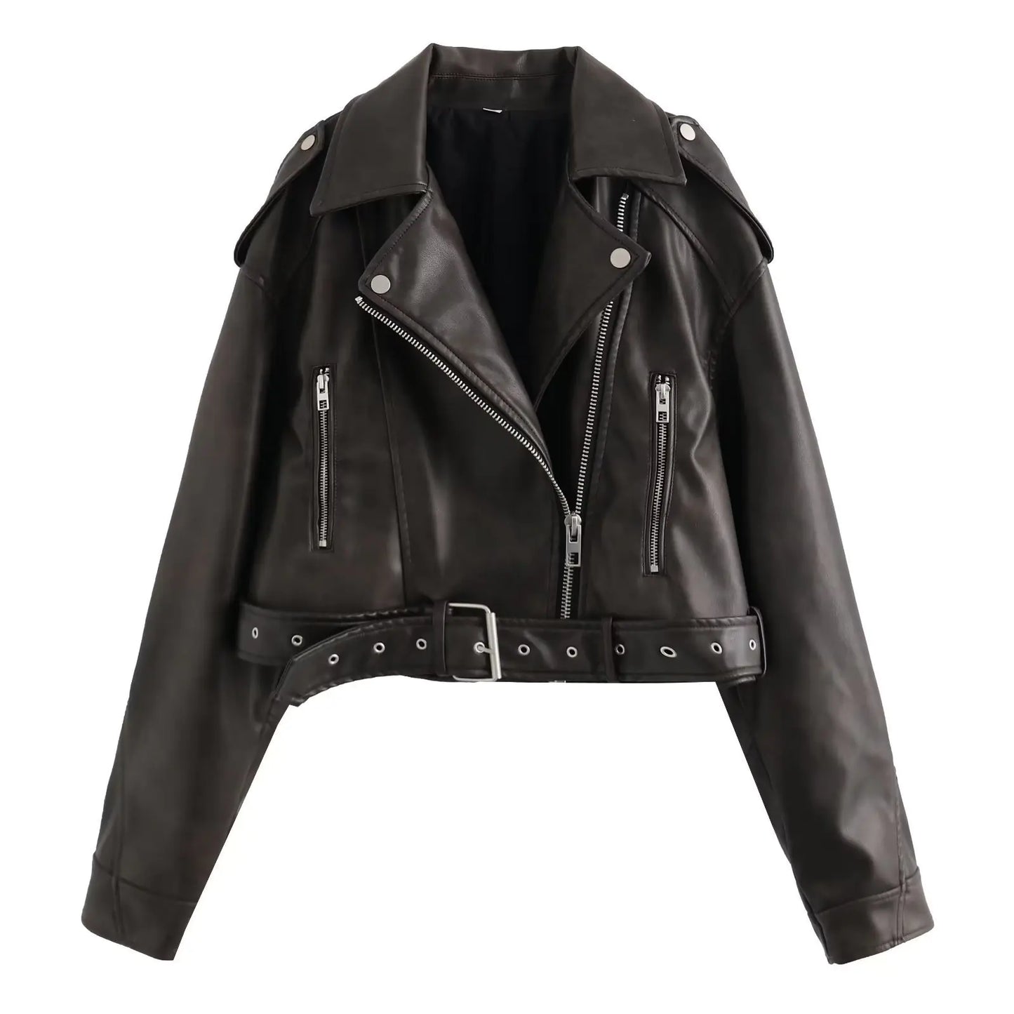 Heritage Lapel Leather Jacket
