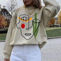 Casual Long-Sleeved Pullover Sweater