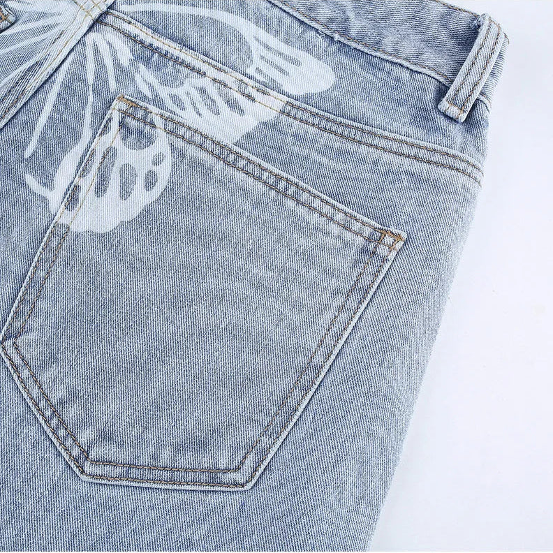 Butterfly Casual Denim